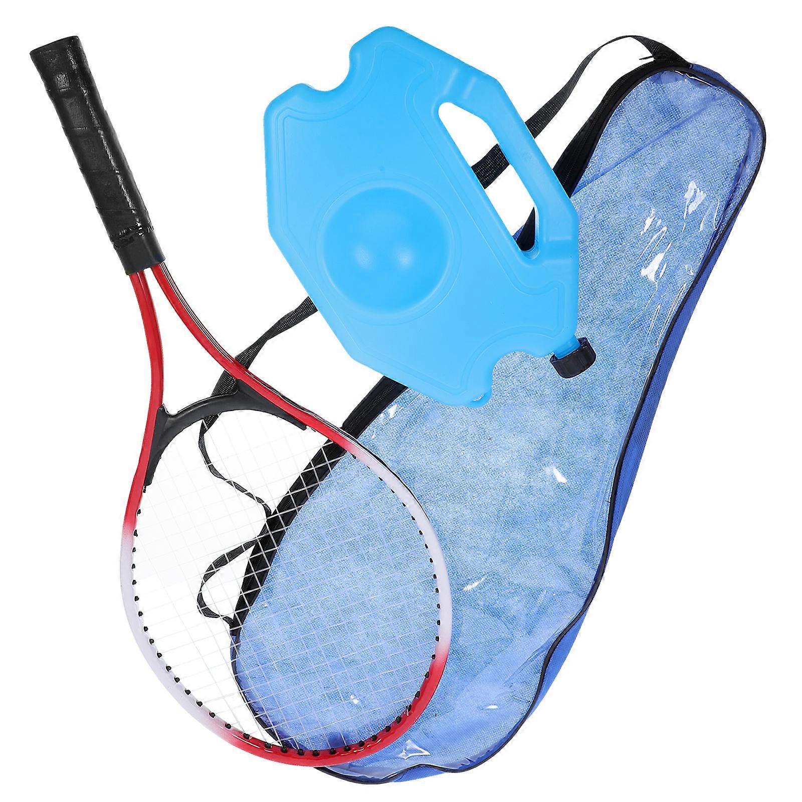 Indoor Tennis Training Equipment 1 Set Rebound Ball with String For Skill Improvement And Reflex Enhancement Red Color Design