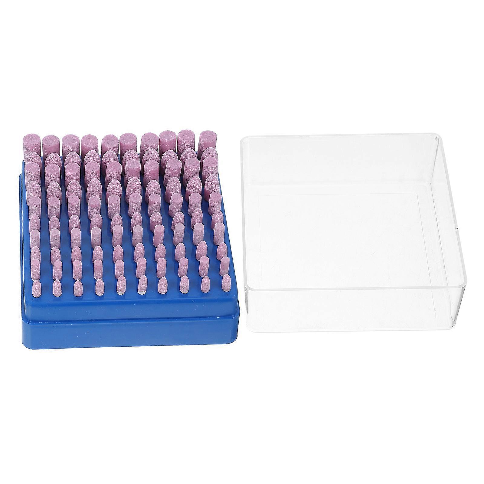 Red Corundum Grinding for Precision Grinding 100Pcs with 3Mm Shank