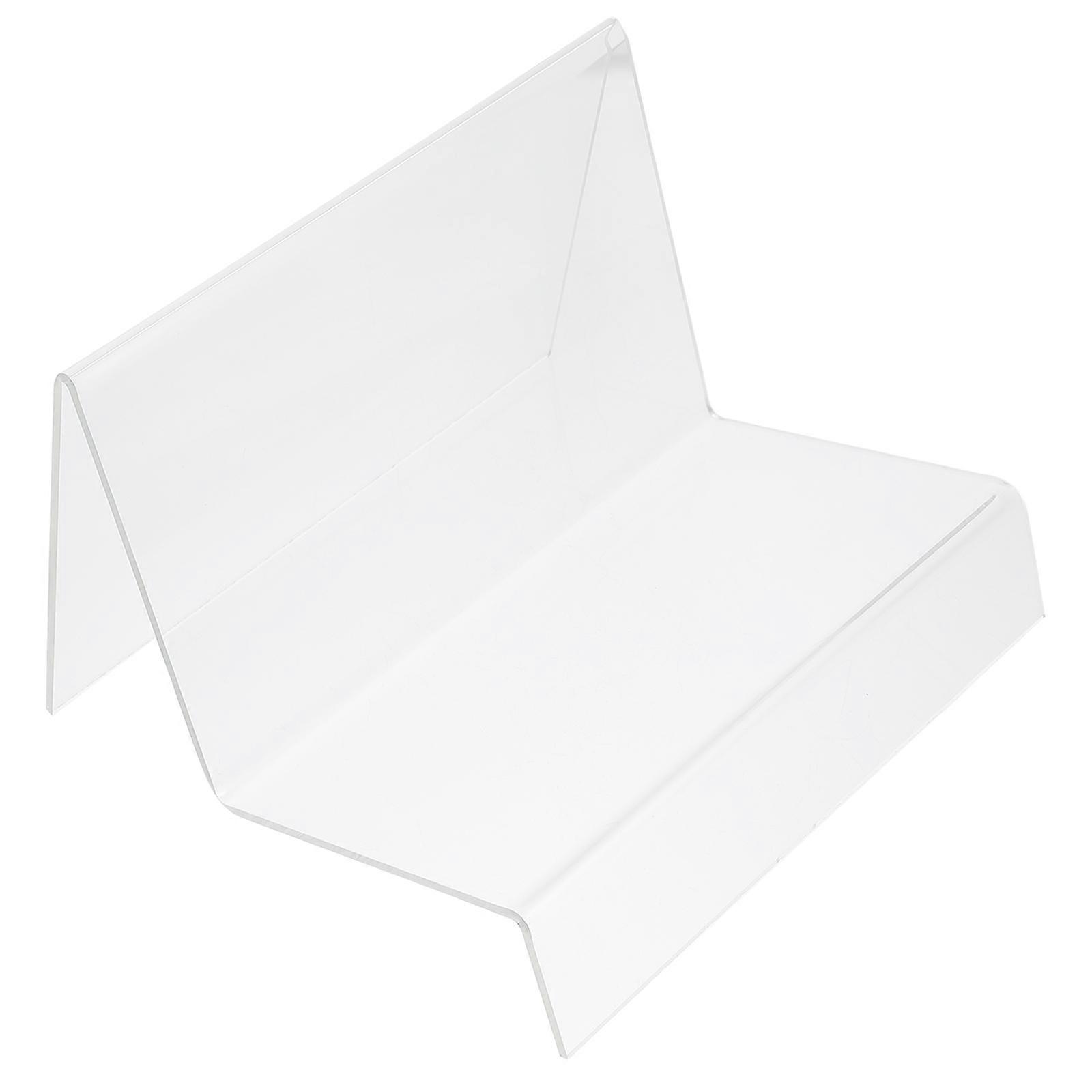 Acrylic Display Rack for Handbag Storage 2Pcs Clear Briefcase Display Stands