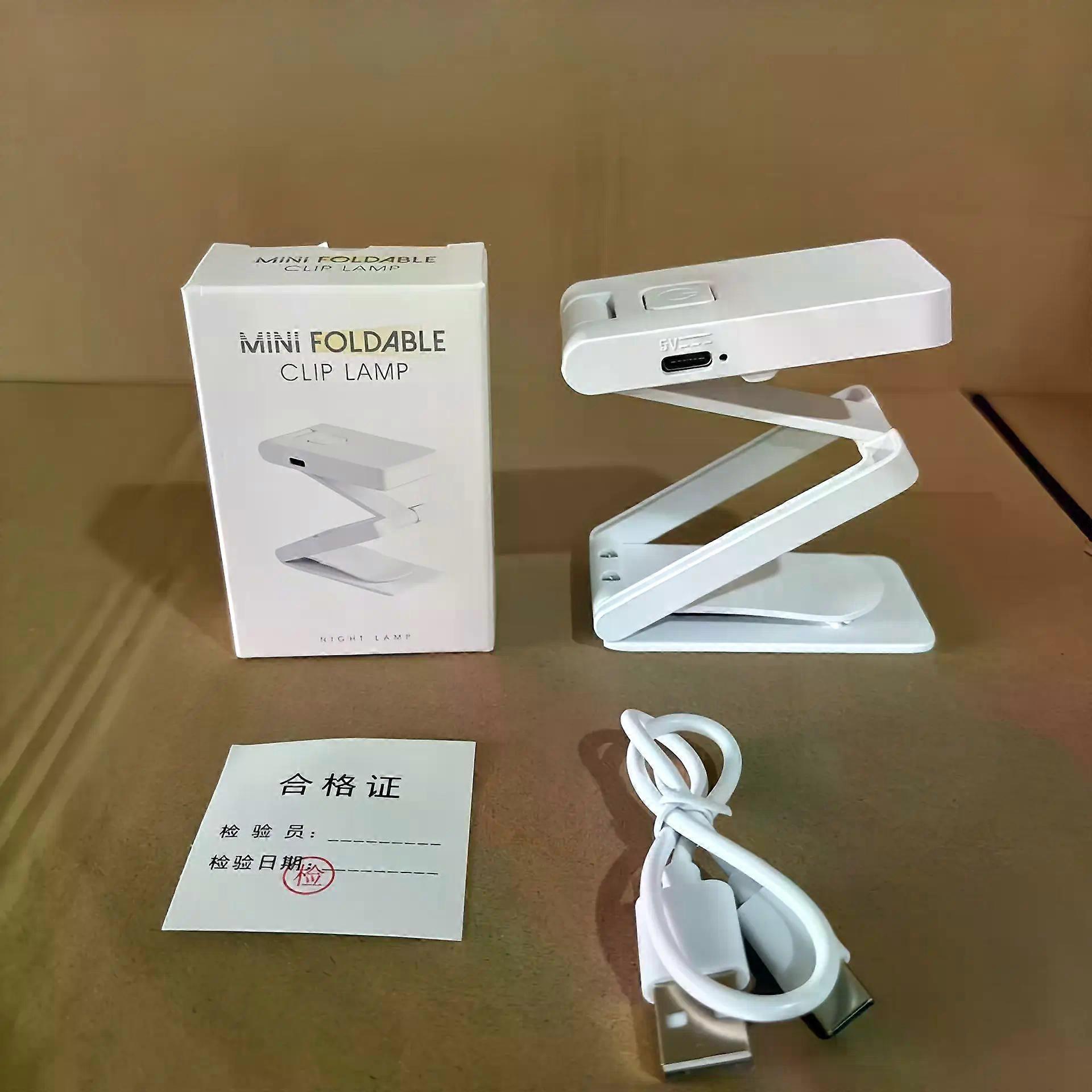 Read Light Mini Book Light Reading Clip Book Light With Timer Rechargeable Clip-on Bookmark Light Led Portable Bedside Desk Lamp