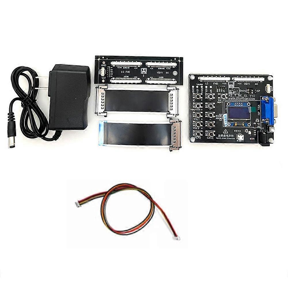 RT6943A TCON VGH VGL Change Voltage Programmer Screen Technology Modification Tool Small Board Two-In-One US Plug