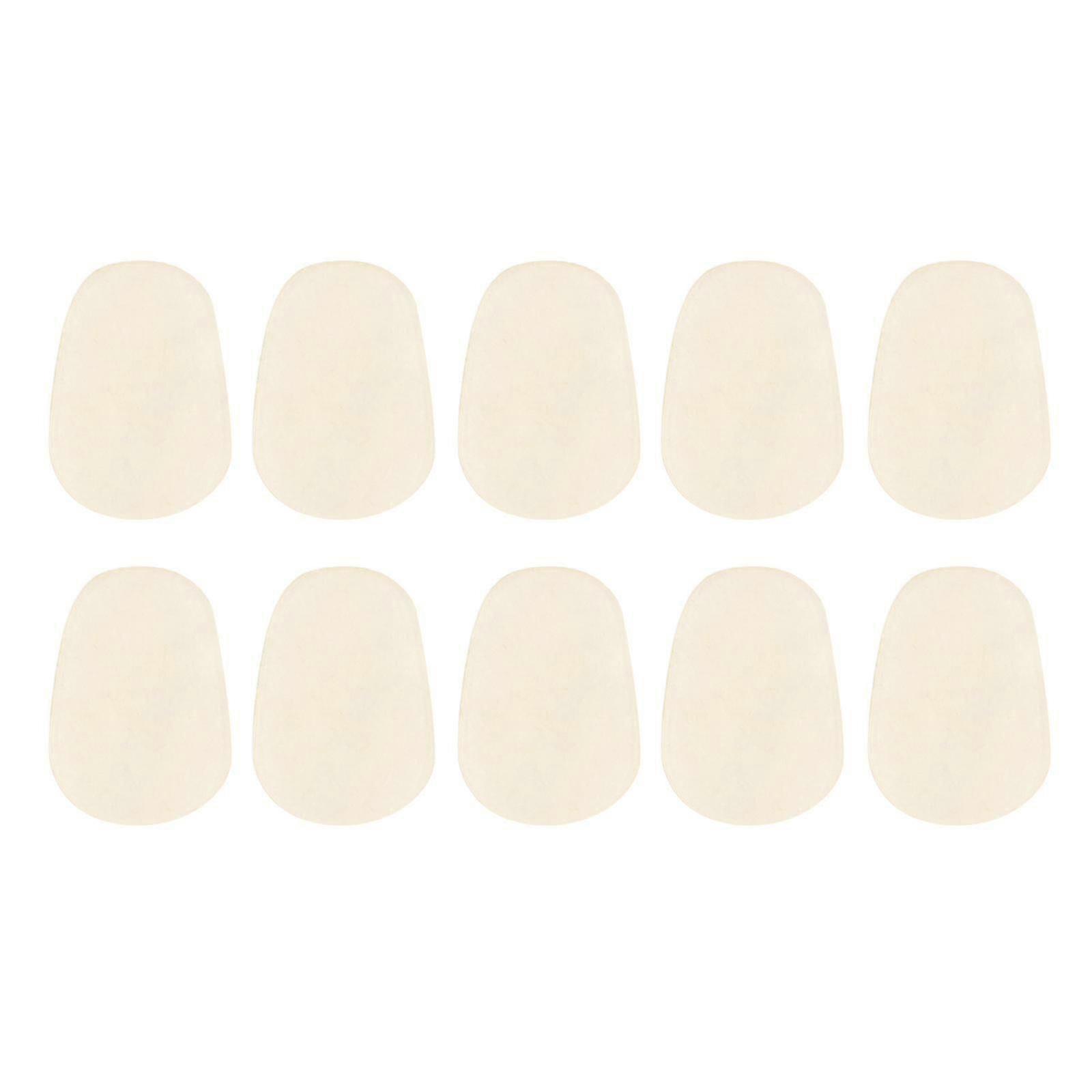 10 PCS 0.5mm Thick Silicone Mouthpiece Cushions for Saxophone & Clarinet
