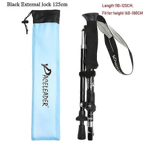 1 pc foldable walking poles Foldable hiking poles