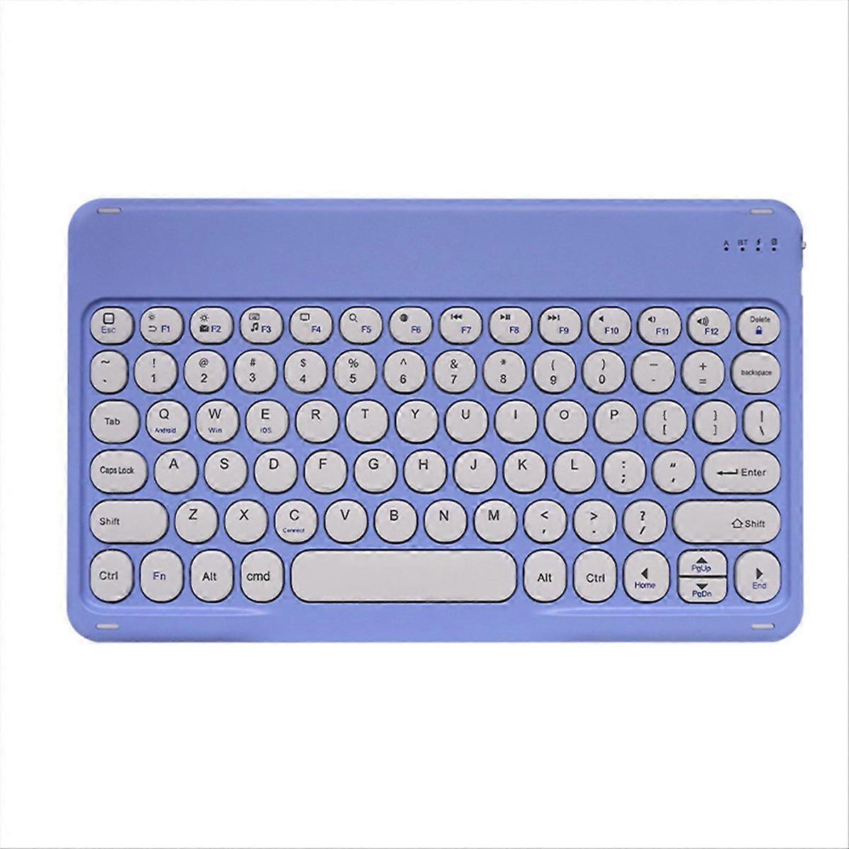 10 Inch Wireless Bluetooth Keyboard Round Key Silent Keyboard