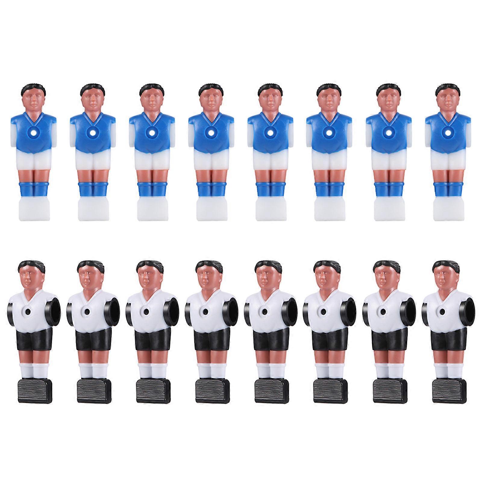 16Pcs Foosball Players Wear resistant and Replaceable Lovely