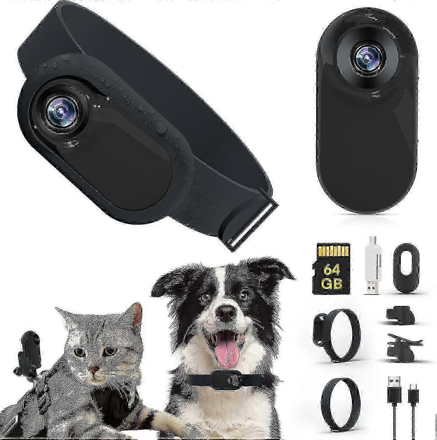 Cat Camera Collar - Hd 1080p Wireless Dog Collar Camera