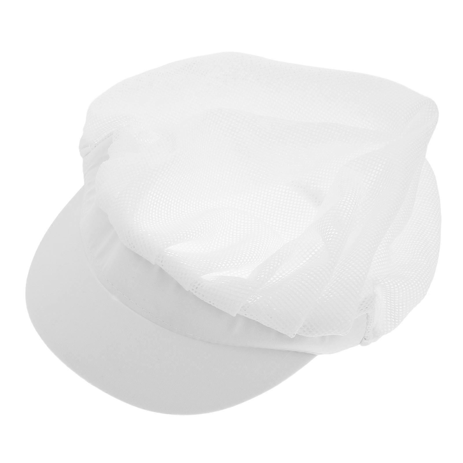 Professional Chef Hats For Cooking And Restaurant Use Ensuring Food Safety And Dust Proof In A Simple Yet Elegant White Style 1Set