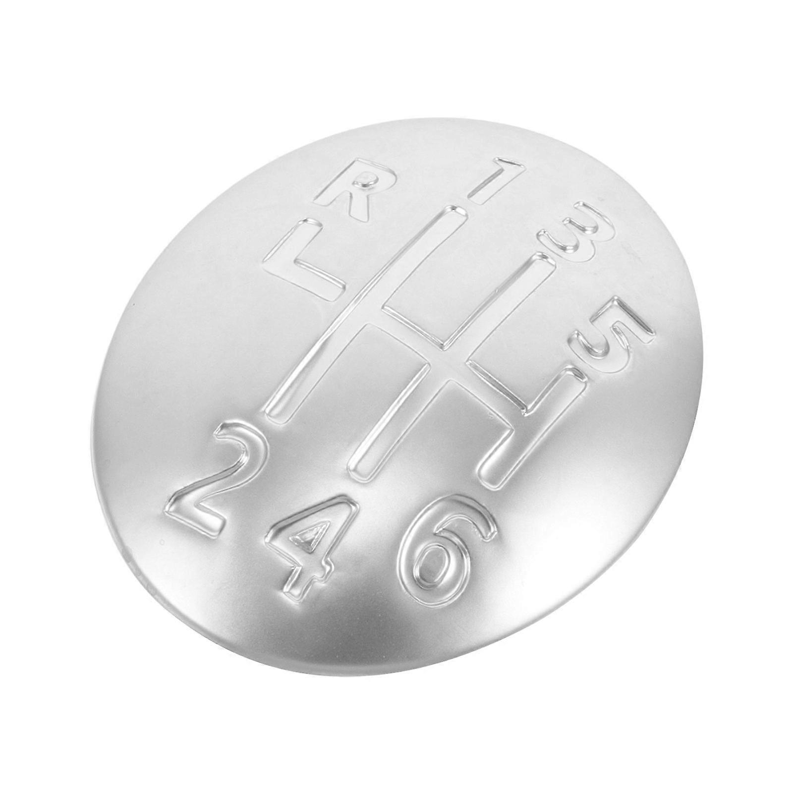 Silver Car Gear Shift Knob Cover for Manual Shift Protection