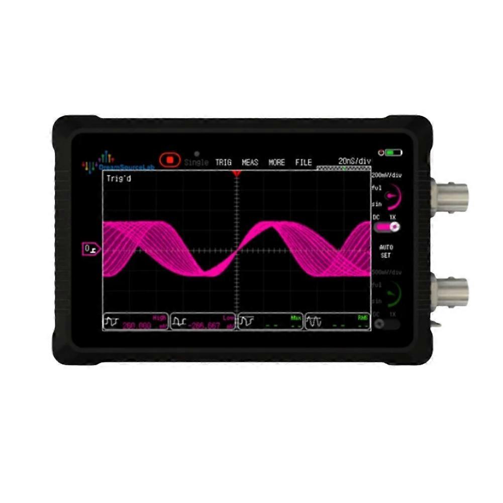 DS4T252 SCope DSTouch 2CH Handheld Oscilloscope 4.3inch Touch Screen FPGA + DRAM DS4T252 50MHz 200MSa/S