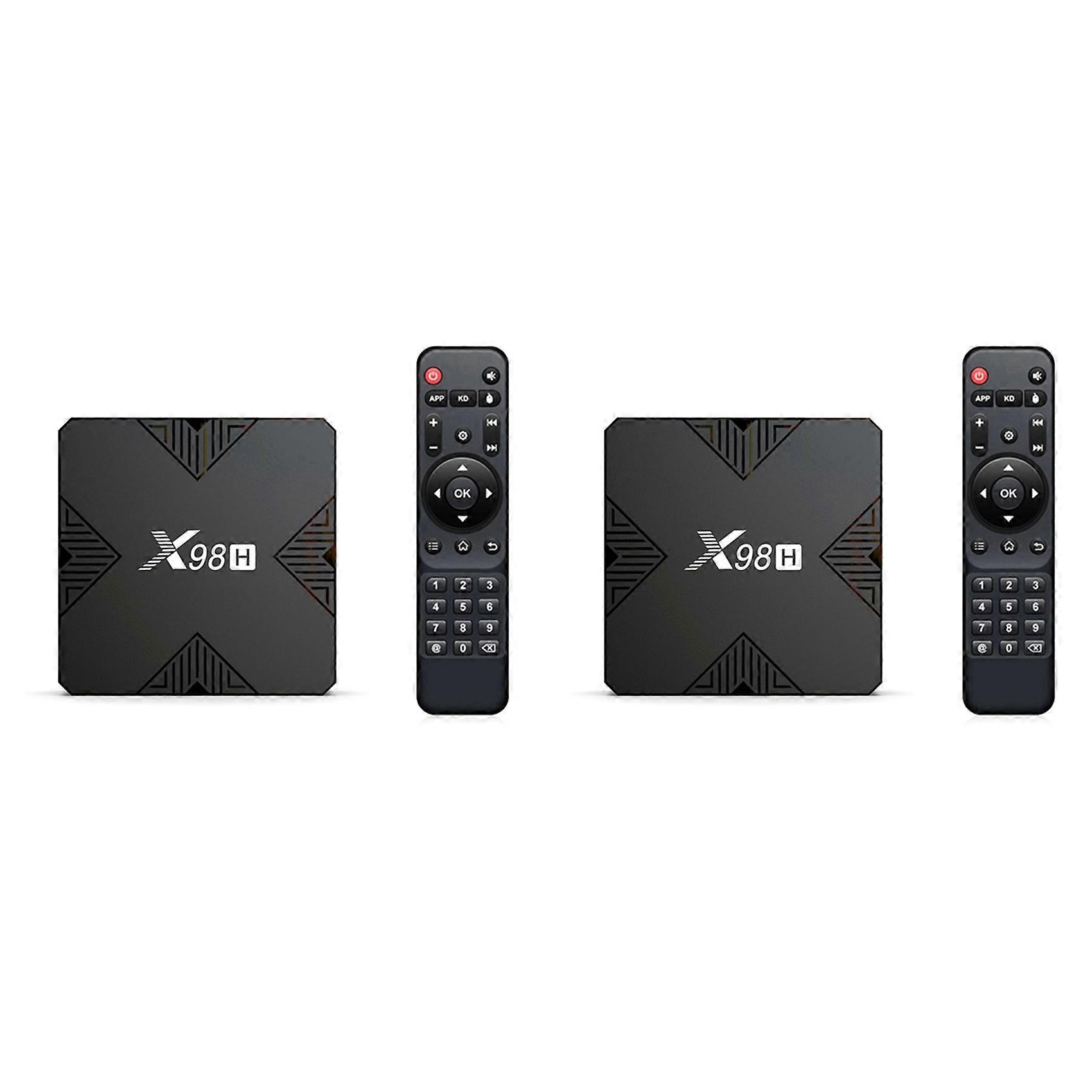 2X X98H Smart Set-Top Box H618 Android 12.0 4GB/32GB HD Dual-Band WIFI6&BT 5.0 EU PLUG