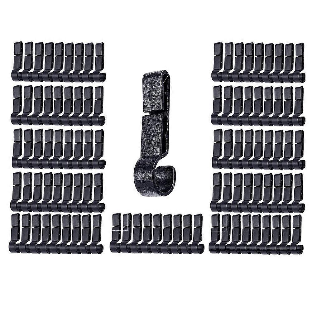 100Pcs Helmet Clips for Head Light Lamp,Hard Hat Accessories