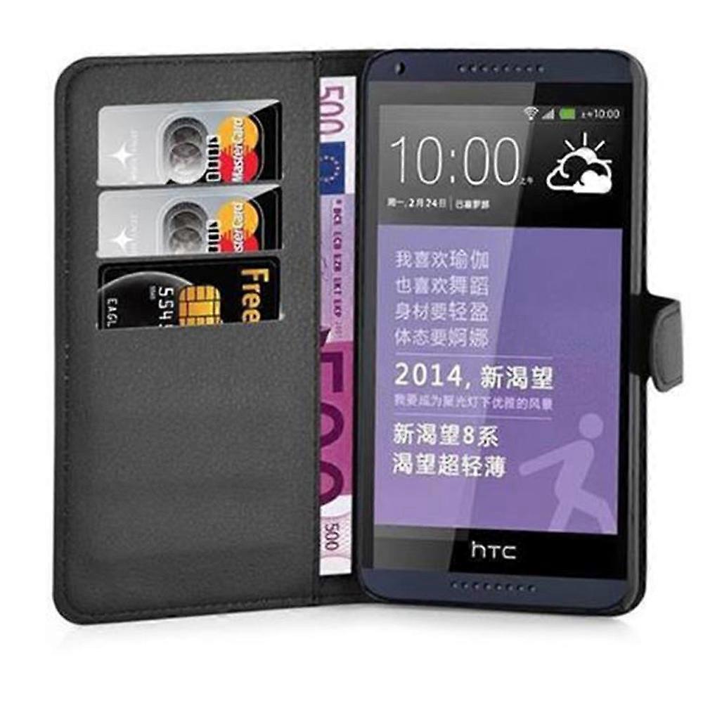 HTC Desire 816 Case - Protective Case with Card Slots and Stand Function