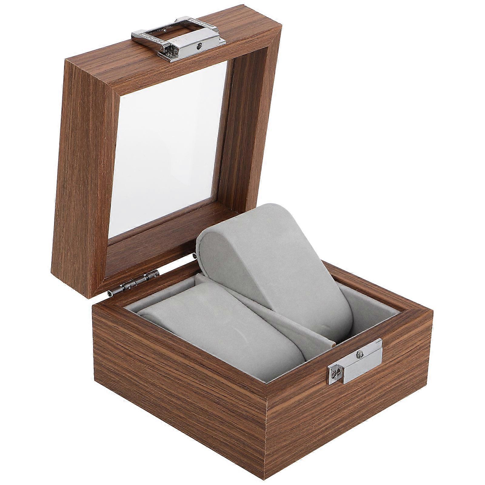 Premium Wooden Watch Display Box for Watch Storage Case Multi Color