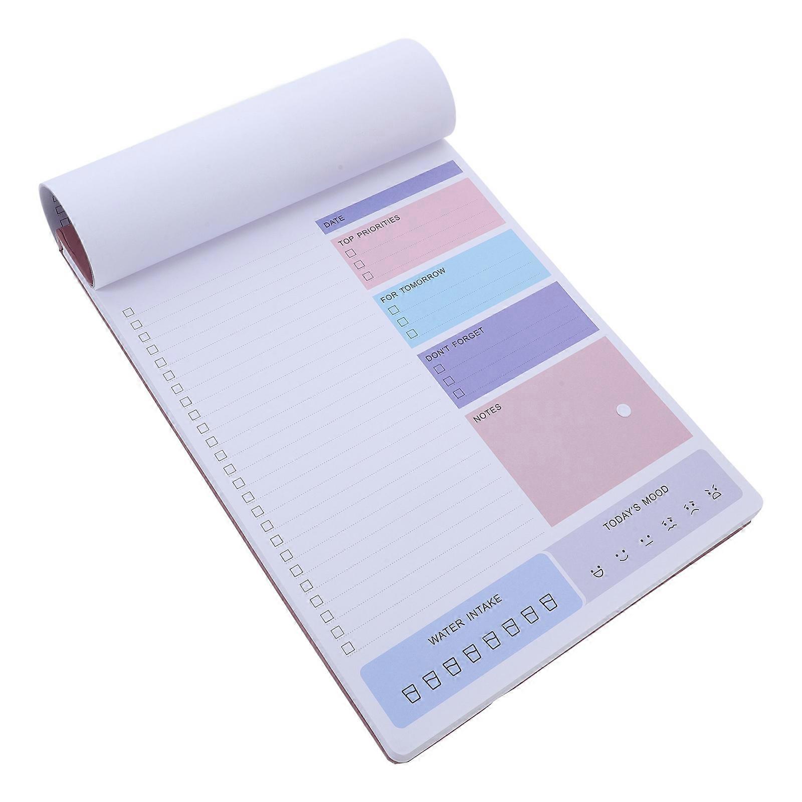 Tear Off Planner Notepad Rectangular Simple Style Household Items Gift Giving 25.50X17.80X1.60CM To-Do List 1Pcs