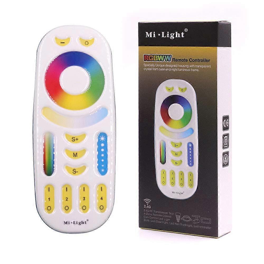 RGB+CCT Remote 2.4G 4Zone Wireless RF LED Controller with Full Touch Control
