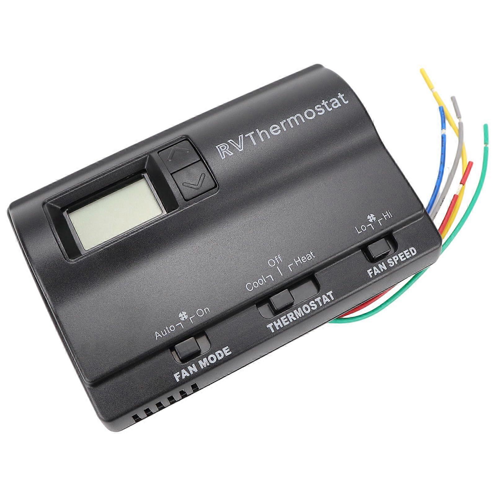 RV Air Conditioner Thermostat 83303862 Replacement with Digital Heat Cool and Precise Control for Coleman