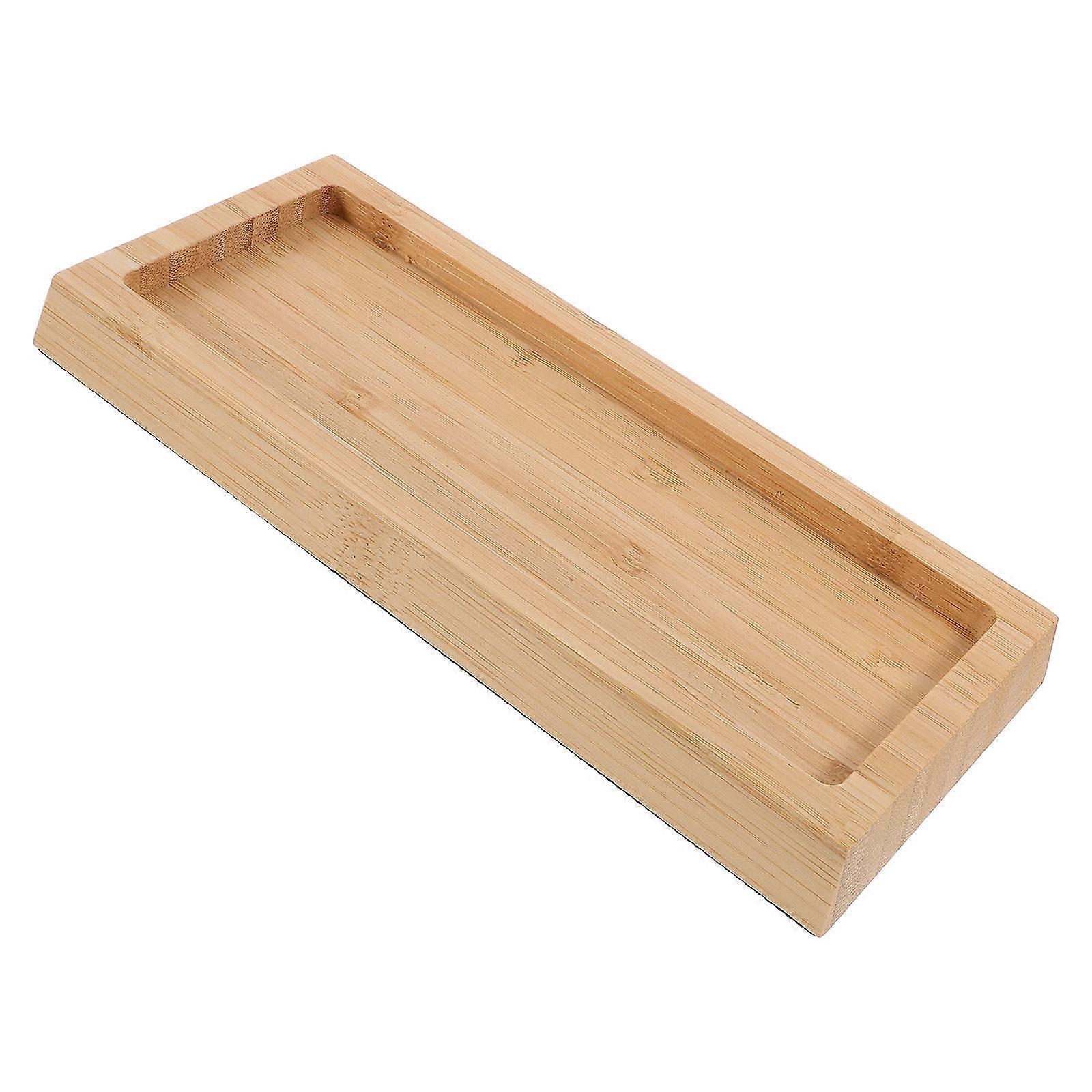 Sharpener Holder Bamboo Whetstone Base for Kitchen Use