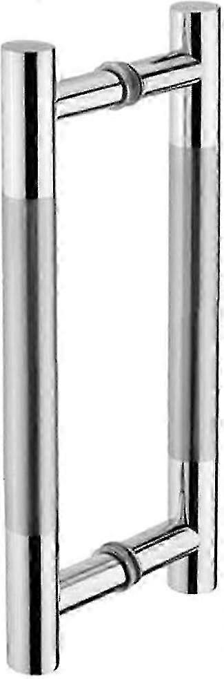 Rustproof shower door handle for bathroom and glass panels