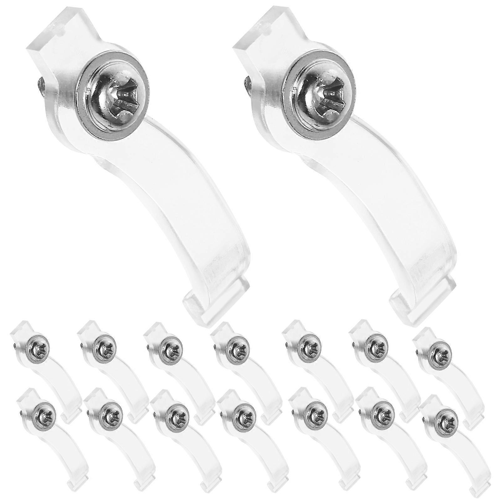 Bar Light Attachment Clips for LED Strip Mounting 100Pcs One-Side Fixing