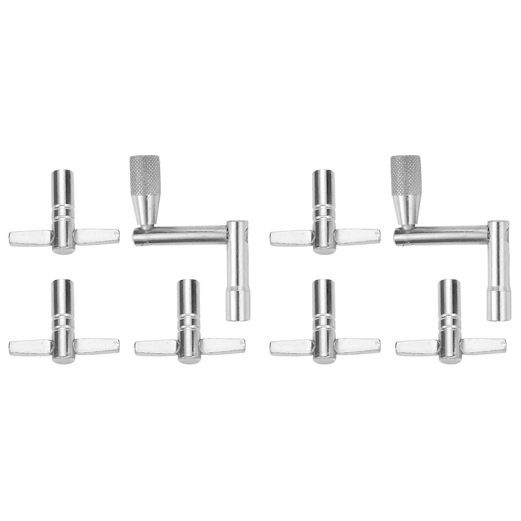Drum Key 6-Pack with Continuous Motion Speed Key Universal Drum Tuning Key