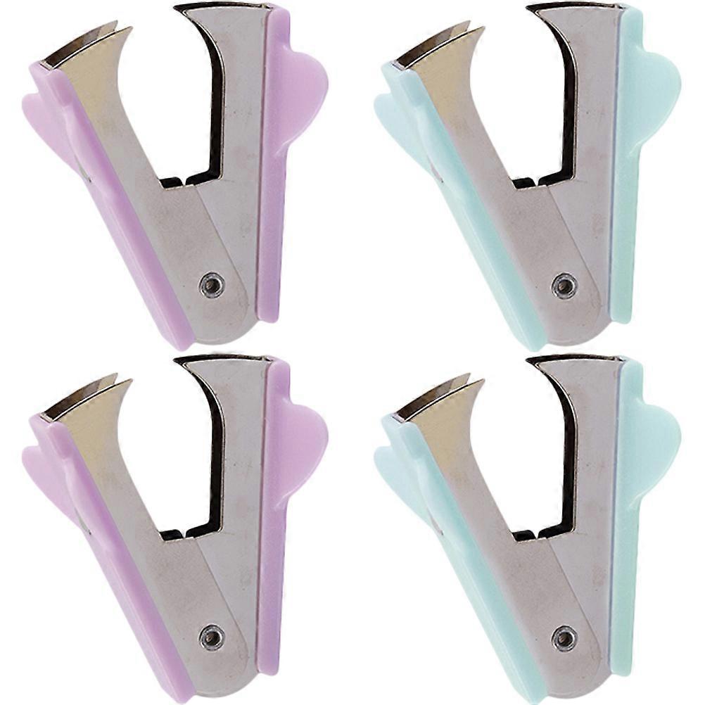 Staple Remover Small Stapler Remover for Daily Use 4Pcs Set