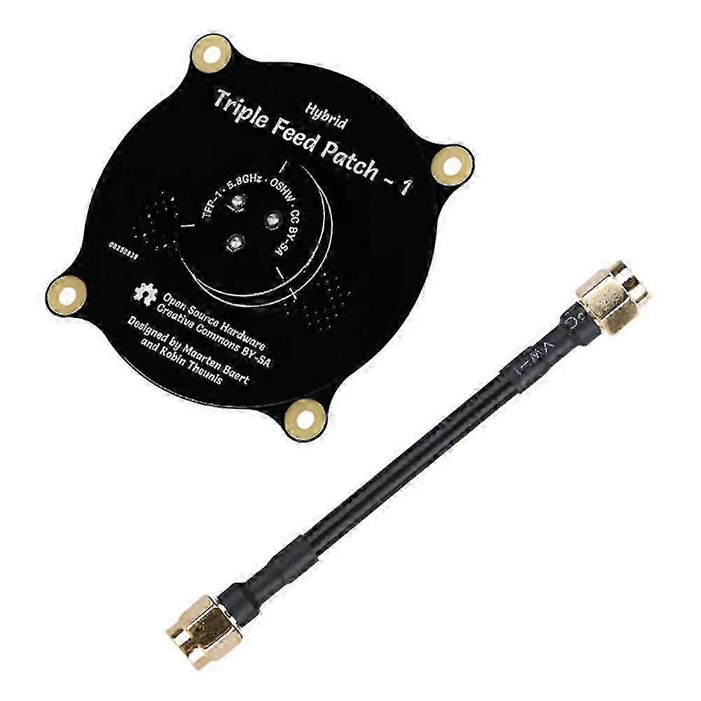 5.8GHz Triple Feed Patch Antenna for FPV RC Racing Drones