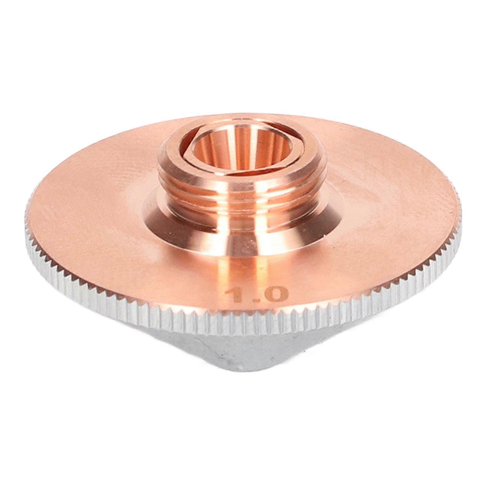 1.0mm Double Layer Chrome Plated Copper Laser Nozzle Cutter Head - Replacement 2025