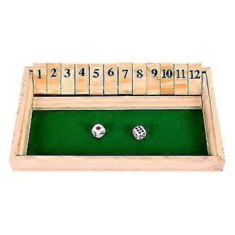 Shut 12 Spielbrett, Brettspiel für Zuhause oder die Kneipe 25-26