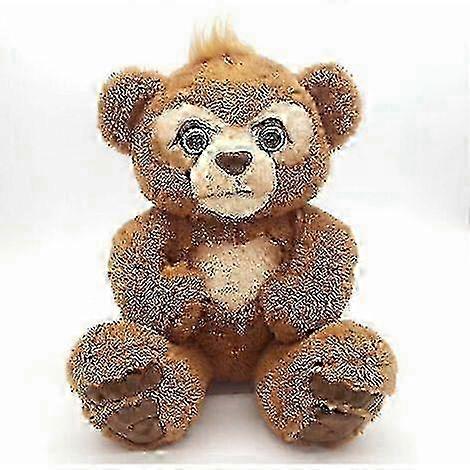 2025 Cubby Interactive Plush, The Multicolored Curious Bear,