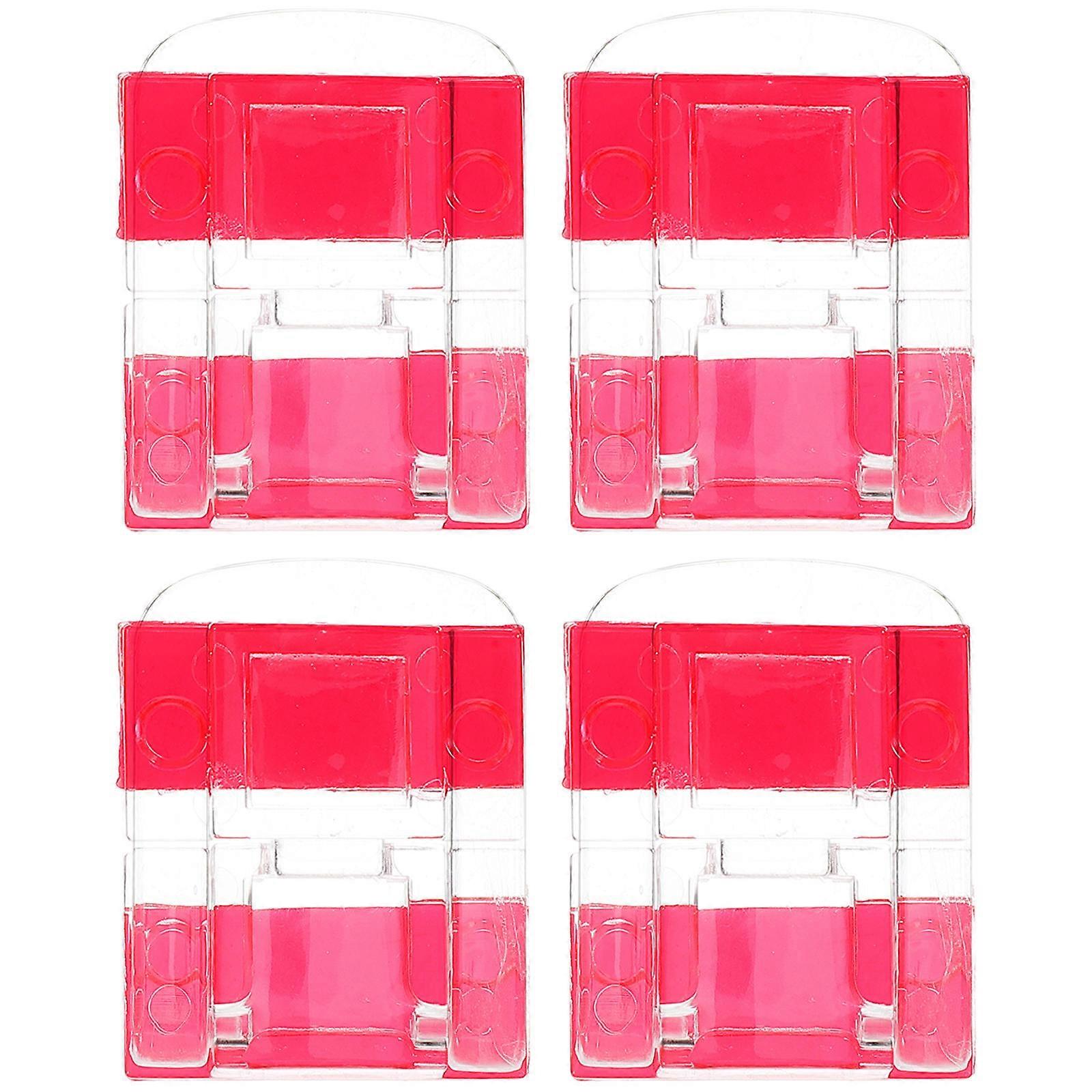 Versatile Acrylic Hasp Lock For Home Use 4Pcs Secure Your Cabinets While Preventing Pet Access