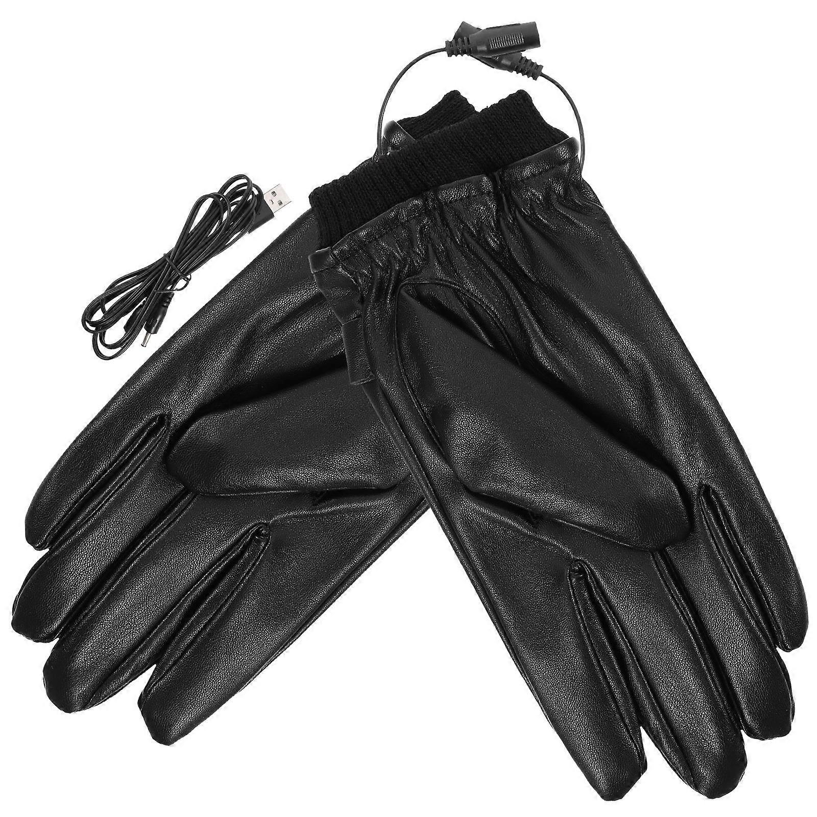 Men Heated Gloves Mitts for Warm Keeping 1Pair USB