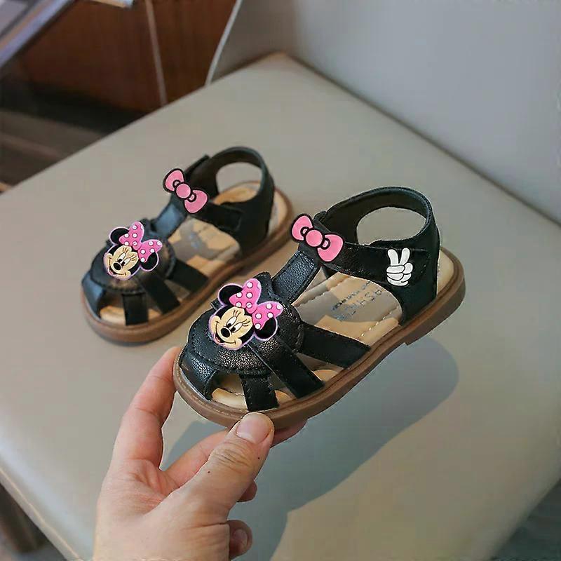 Disney princess Beach Shoes Children's Soft Sole slippers Mickey Mouse Girls Sandals Summer New Cute Baby toddler Shoes