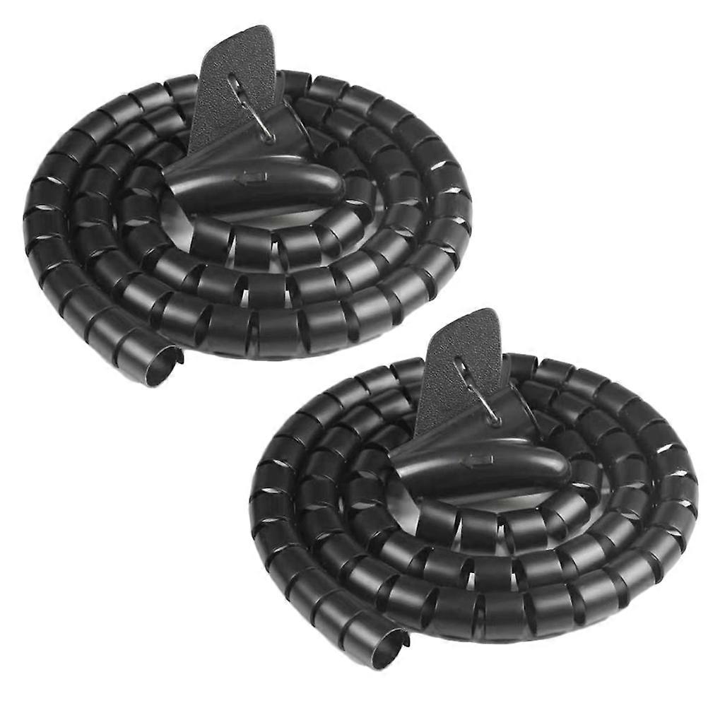 Cable Organizer Sleeve Plastic Wire Holder for Cord Management 4Pcs