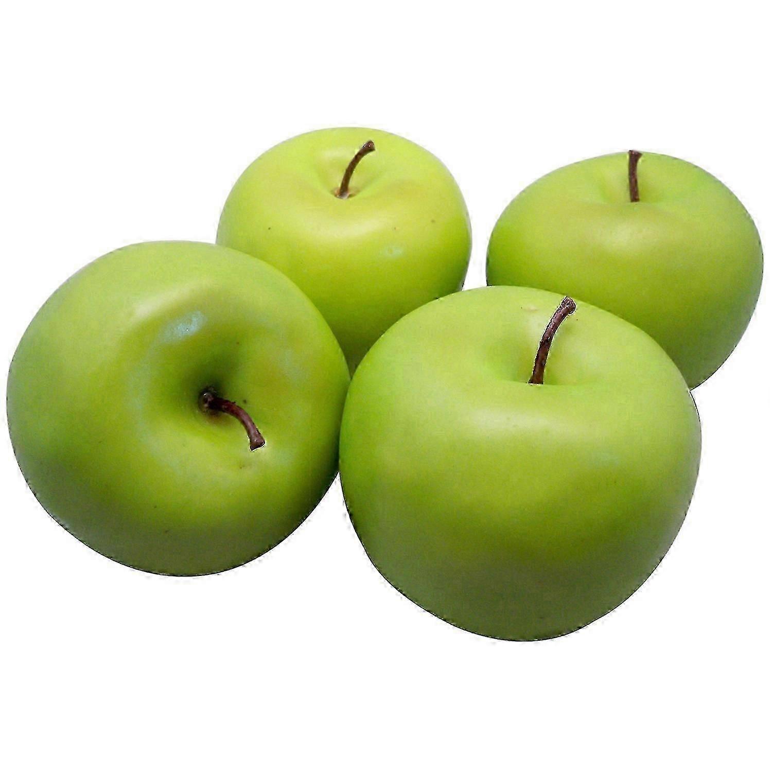 4 Large Artificial Green Apples Fruit  0917 Edition 0109