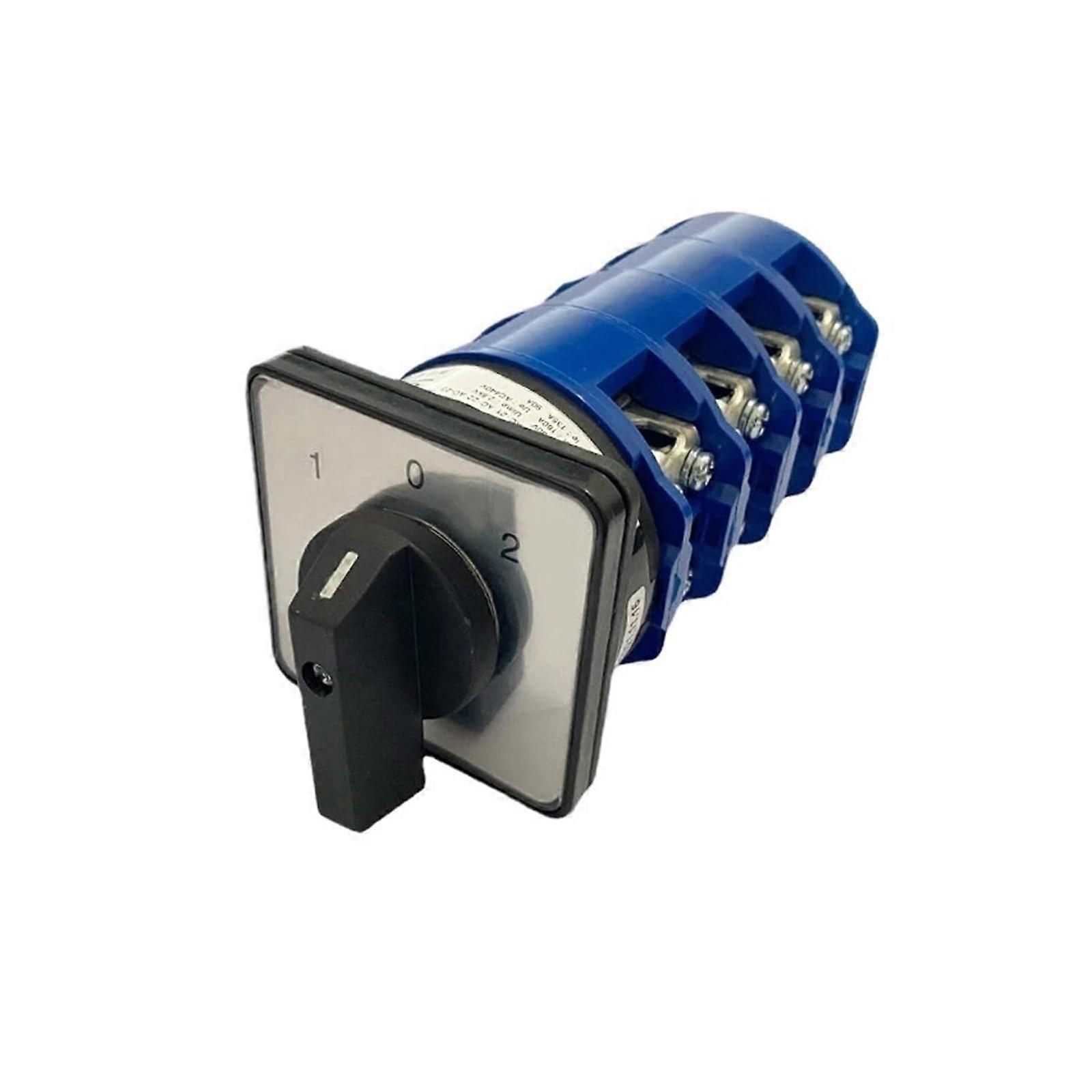 160A 4Position Cam Changeover Switch with Dual Power Switching and Motor Reverse Function