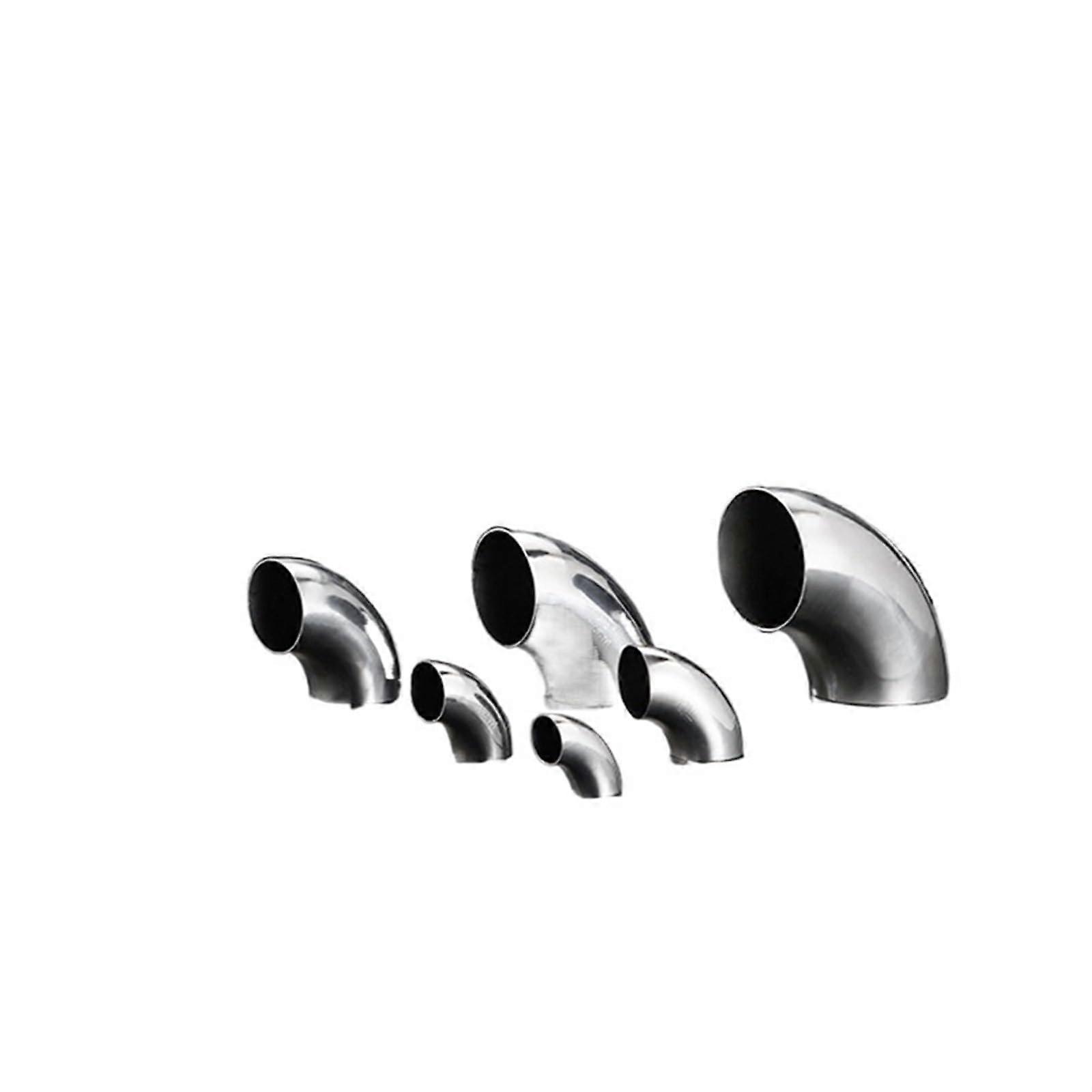 304 Stainless Steel 90 Degree Elbow Rectangular Welded Pipe Fitting CorrosionResistant 63x2mm