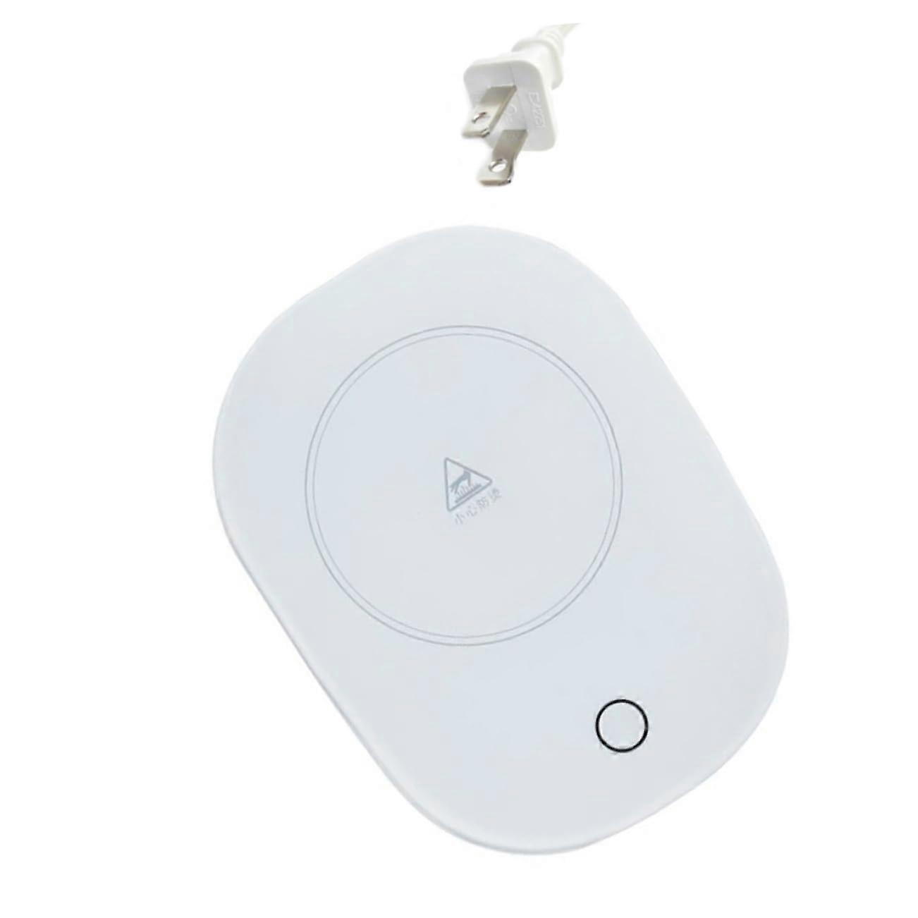 Coffee Mug Warmer USB Beverage Warmer with Temperature Control Glass Panel AntiSplash Design US Plug