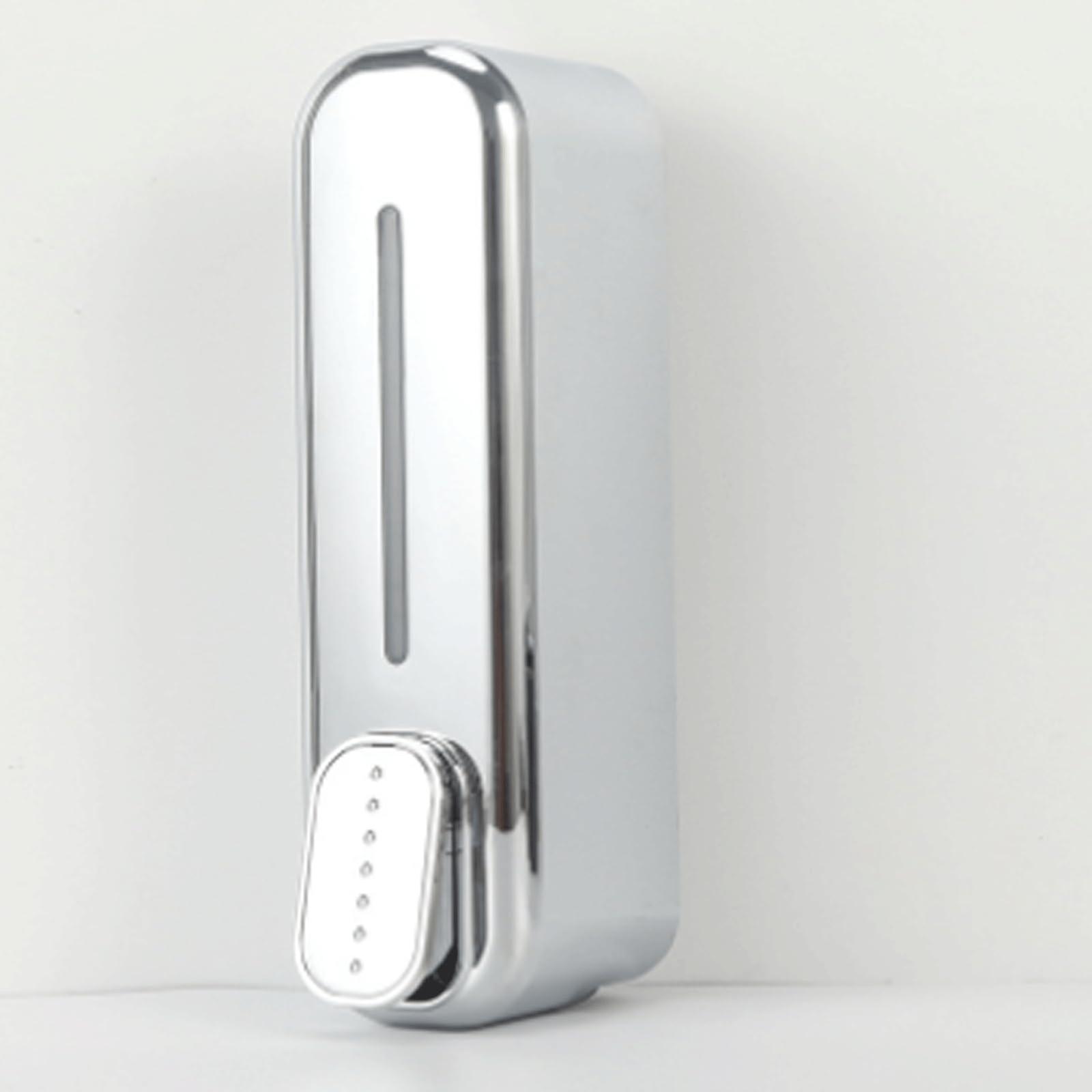 Soap Dispenser Wall Mounted 350ml Manual Press with Quantitative Control for Bathroom Lotion