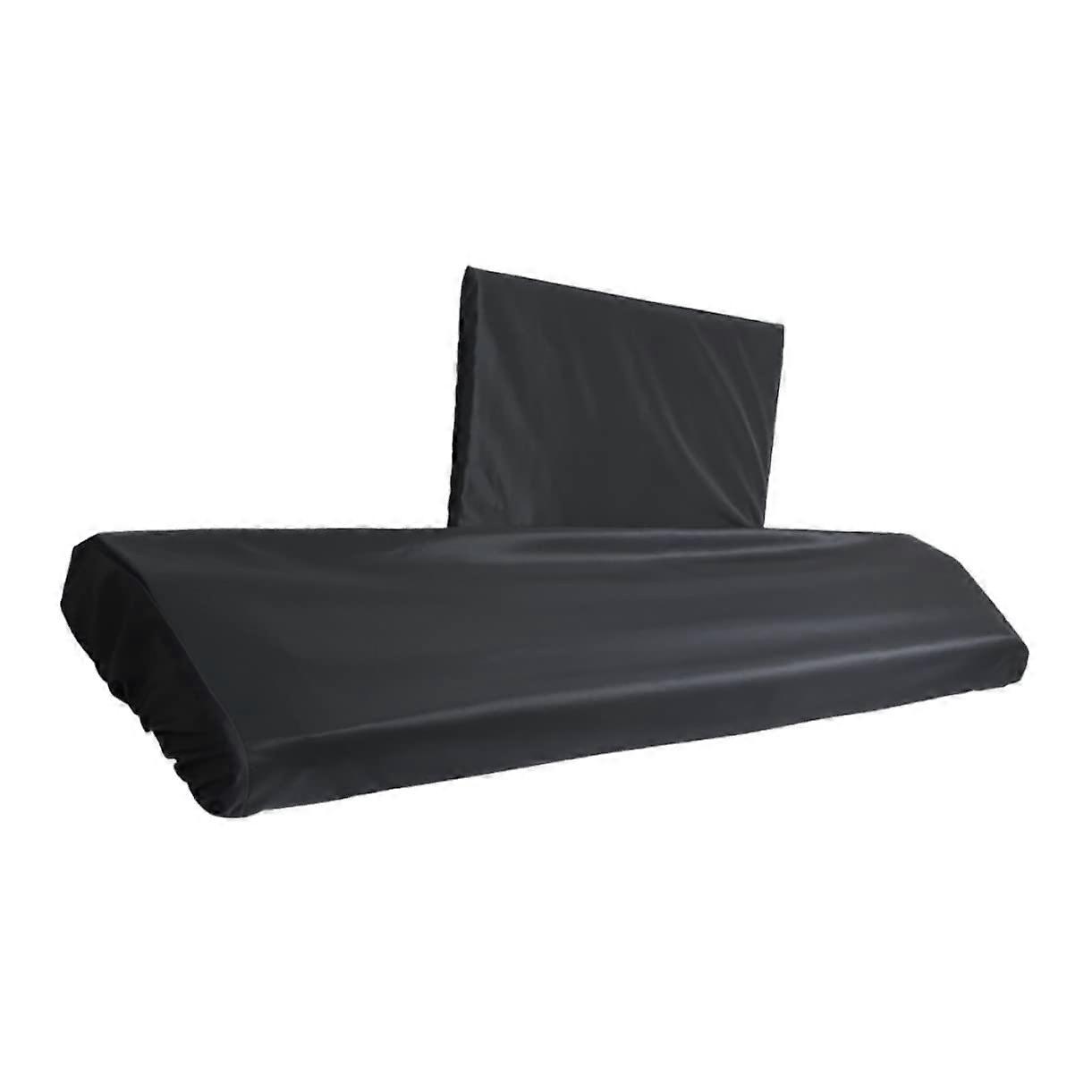 Piano Keyboard Cover Black Stretchable Dustproof Protector for Electronic Keyboard Full Coverage