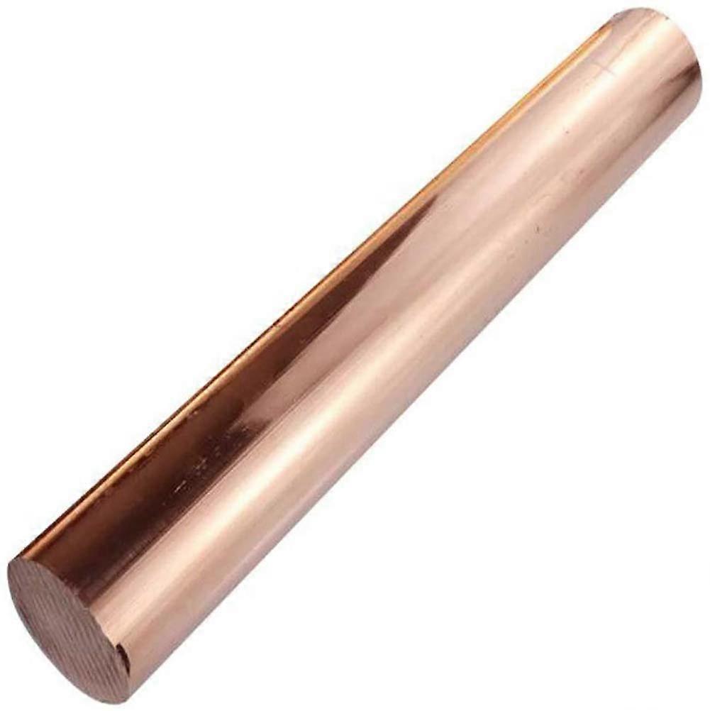 Copper Round Rod 10mm x 200mm Solid Copper Bar  Conductivity for Welding and Metalworking