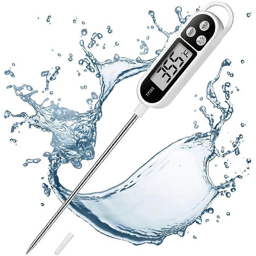 Instant Read Meat Thermometer with EasyRead LCD for Cooking, Grilling, Frying, BBQ and Candy