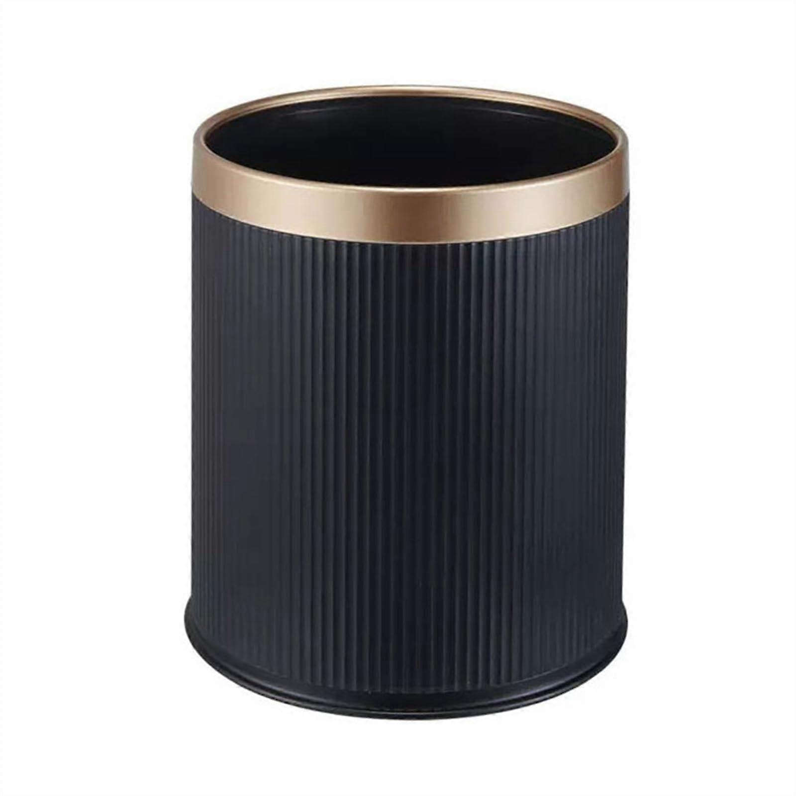 Kitchen Trash Can with Large Opening, Easy Clean Plastic Waste Bin for Home, Office, Bathroom