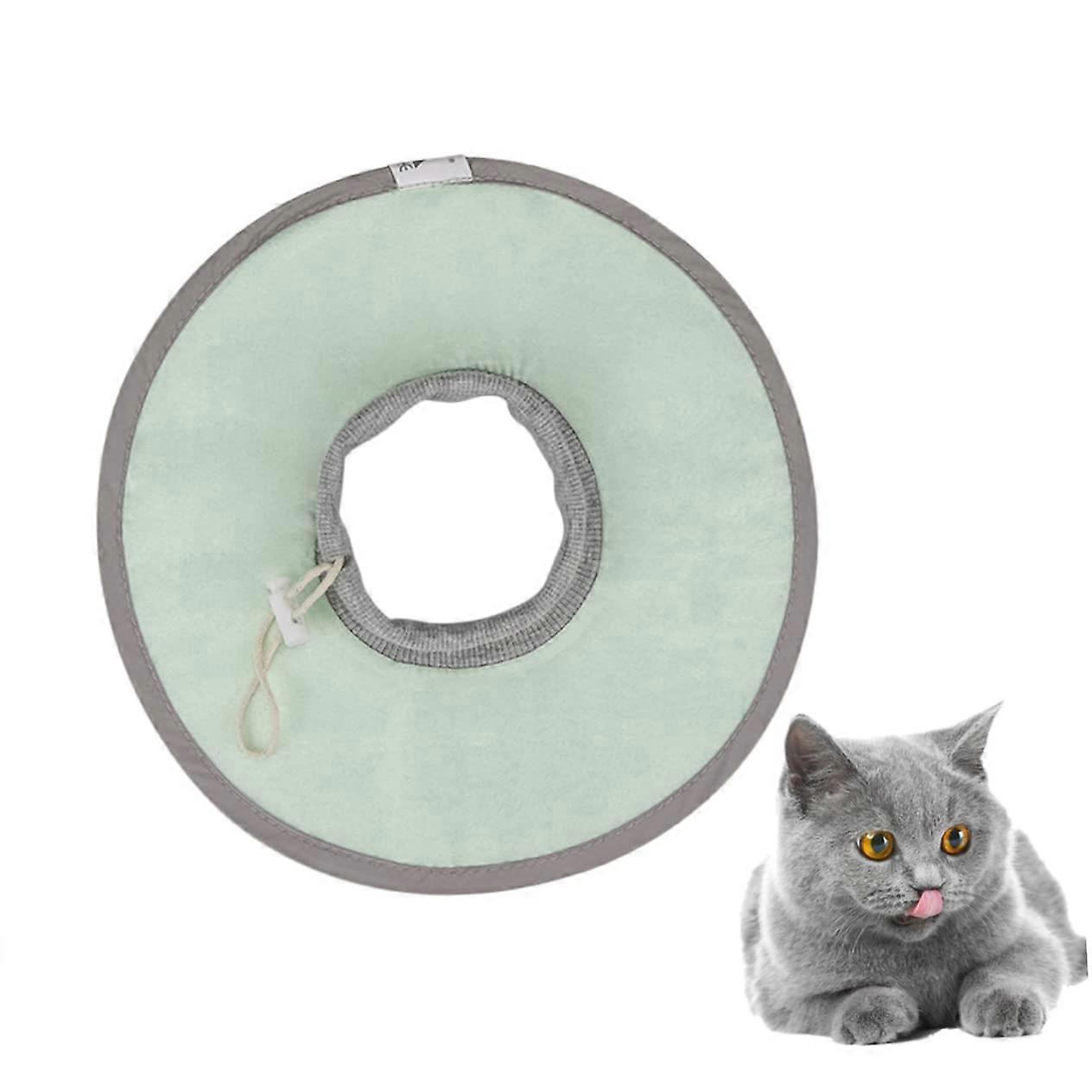 Lightweight Cat Elizabethan Recovery Collar Adjustable Soft Cone for PostSurgery Protection