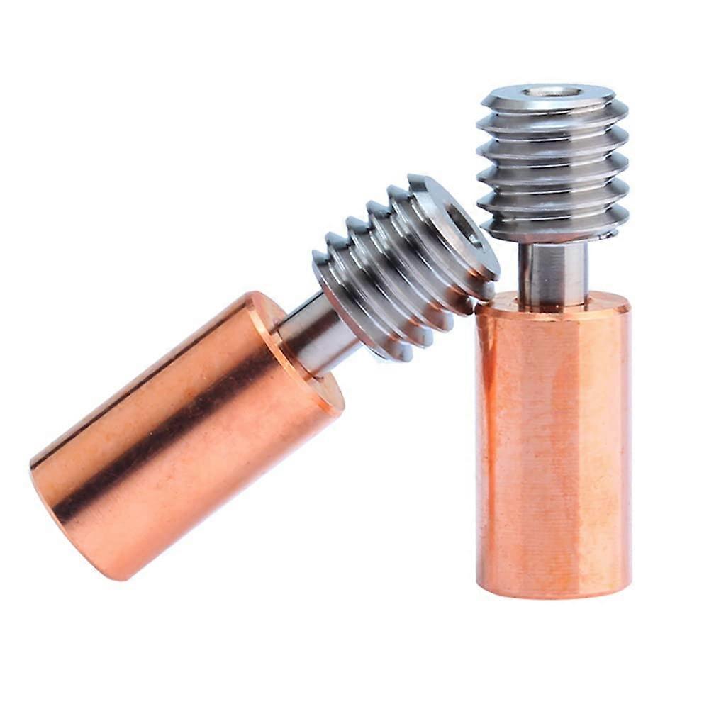 3D Printer Bimetal Heatbreak for Ender 3 S1 Sprite Extruder Pro, Titanium Copper, 2Pcs