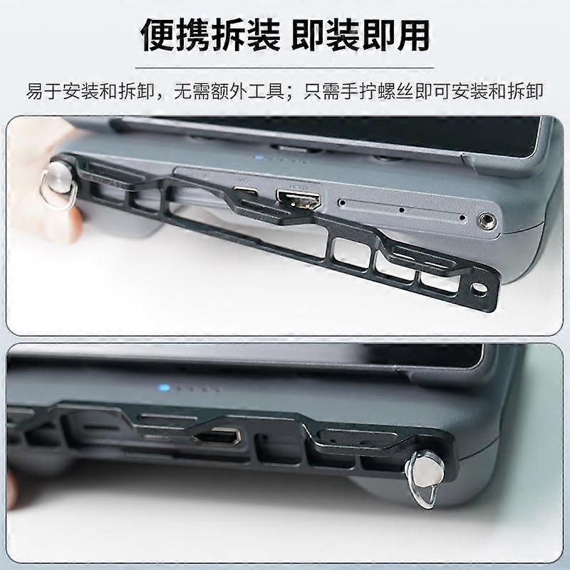 RC Pro 2 Controller Bracket for Mavic 4 Pro with Aluminum Alloy Strap Hooks Secure Mount