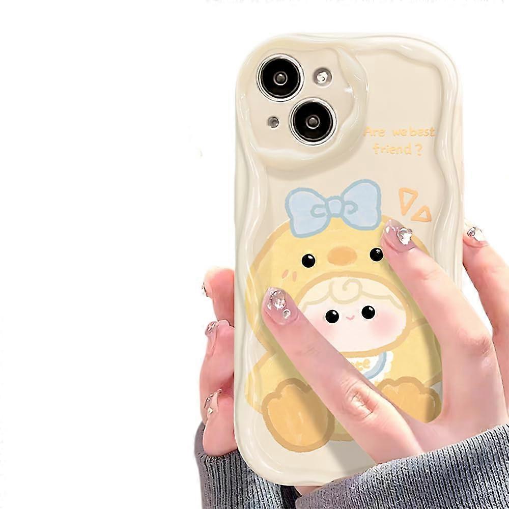 Cute Duck Pattern Full Lens Coverage ScratchResistant Camera Protector White for Xiaomi Redmi A3x Poco C61