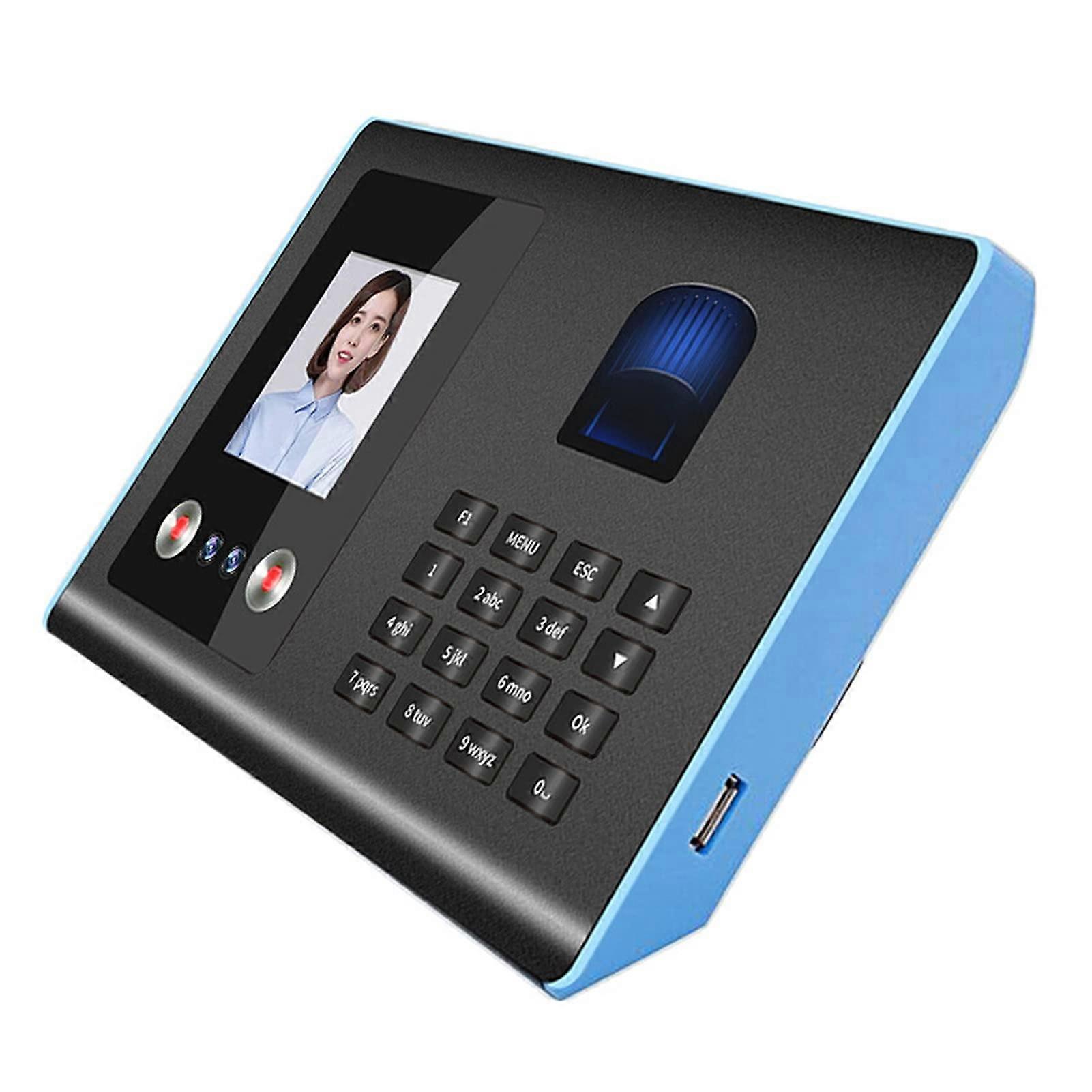 Biometric Attendance Machine with Fast Face and Fingerprint Recognition, LowLight 3D HD Capture