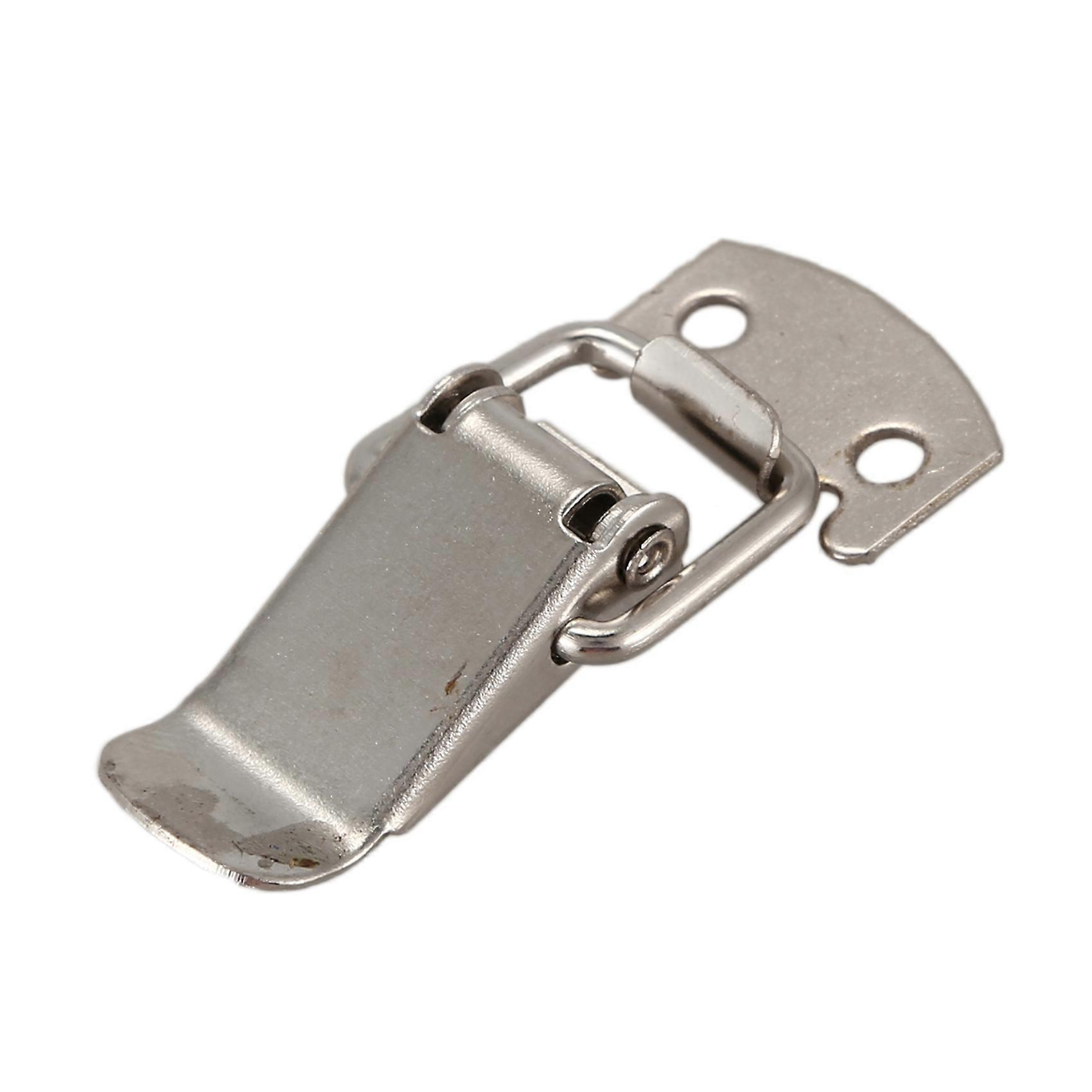3X Silver Tone Metal Toggle Draw Latch Straight Loop Catch 1.6 Inch