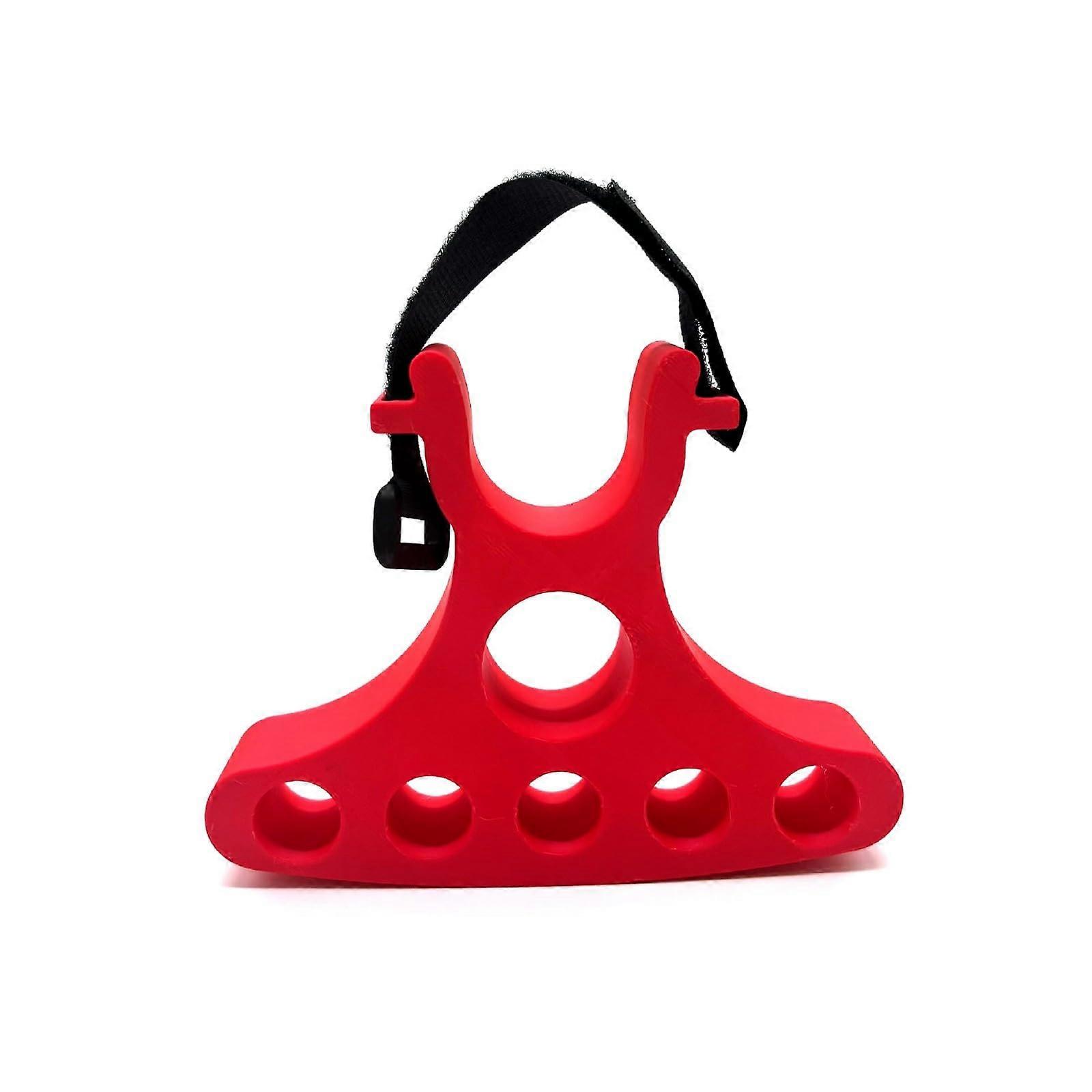 2Pcs Adjustable Bike Handlebar  Stand with Secure Straps for Mountain and Road Bikes Red