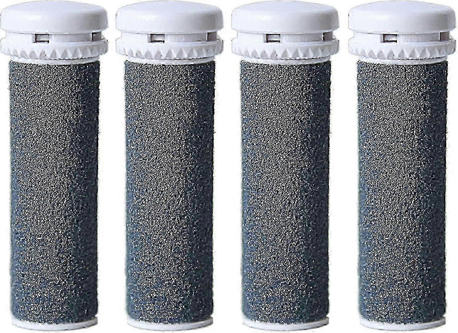 Emjoi Micro Pedi Extra Coarse Replacement Rollers 4-Pack, Durable Foot File Refills